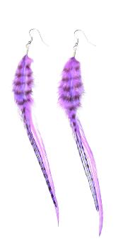 Boucles d'Oreilles Purple